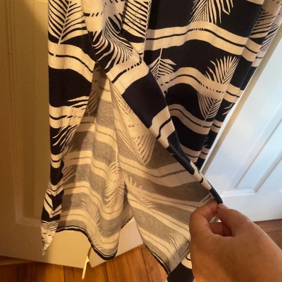 LANDS END SUMMER MAXI TANK DRESS 💎HOST PICK 💎 PALM PRINT EUC XL COTTON - Picture 6 of 14